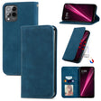 For T-Mobile Revvl 6 Pro 5G Retro Skin Feel Magnetic Leather Phone Case(Blue) - free shipping - PMC TechLife - Order now!