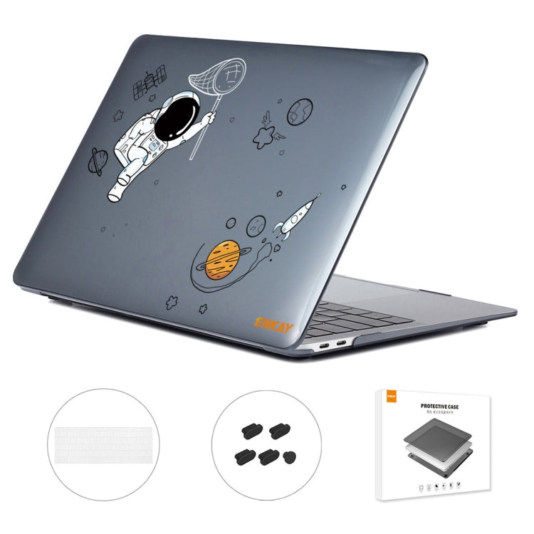 For MacBook Pro 13.3 A1708 ENKAY Hat-Prince 3 in 1 Spaceman Pattern Laotop Protective Crystal Case with TPU Keyboard Film / Anti-dust Plugs, Version:US(Spaceman No.2) - free shipping - PMC TechLife - Order now!