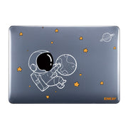 For MacBook Pro 13.3 A1708 ENKAY Hat-Prince 3 in 1 Spaceman Pattern Laotop Protective Crystal Case with TPU Keyboard Film / Anti-dust Plugs, Version:EU(Spaceman No.5)