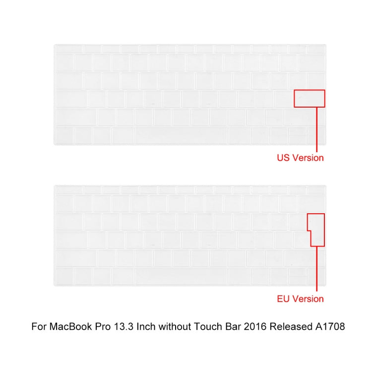 For MacBook Pro 13.3 A1708 ENKAY Hat-Prince 3 in 1 Spaceman Pattern Laotop Protective Crystal Case with TPU Keyboard Film / Anti-dust Plugs, Version:EU(Spaceman No.3)