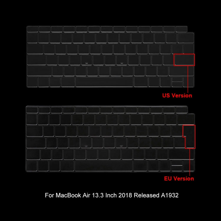 For MacBook Air 13.3 2018 A1932 ENKAY Hat-Prince 3 in 1 Spaceman Pattern Laotop Protective Crystal Case with TPU Keyboard Film / Anti-dust Plugs, Version:EU(Spaceman No.2) - free shipping - PMC TechLife - Order now!