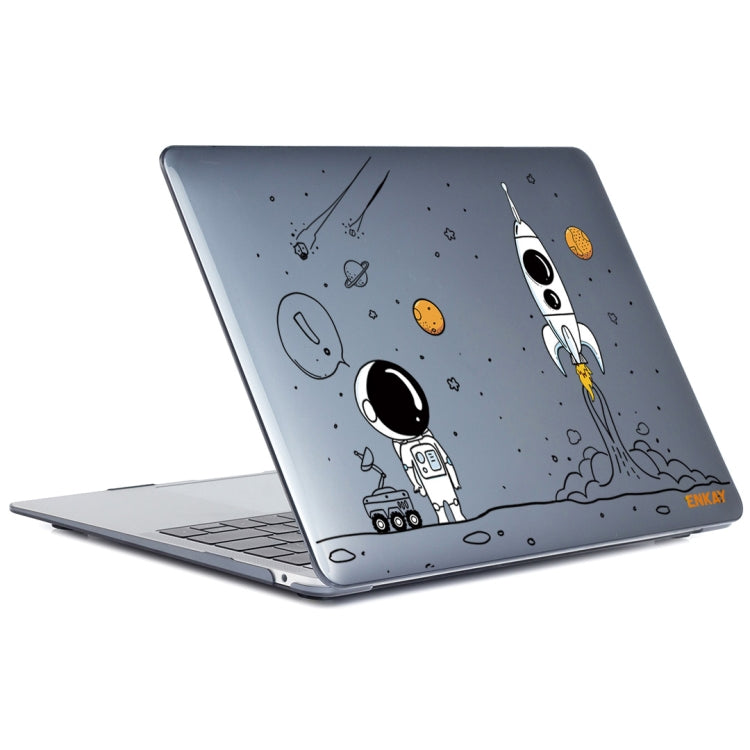 For MacBook Air 13.6 2022/2024 A2681 (M2) / A3113 (M3) ENKAY Hat-Prince 3 in 1 Spaceman Pattern Laotop Protective Crystal Case with TPU Keyboard Film / Anti-dust Plugs, Version:EU(Spaceman No.1) - free shipping - PMC TechLife - Order now!