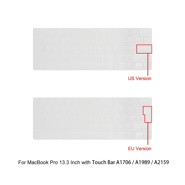 For MacBook Pro 13.3 A1706/A1989/A2159 ENKAY Hat-Prince 3 in 1 Protective Bracket  Case Cover Hard Shell with TPU Keyboard Film / Anti-dust Plugs, Version:US(Blue) - MacBook Pro Cases by ENKAY | Online Shopping South Africa | PMC TechLife | Buy Now Pay Later Mobicred