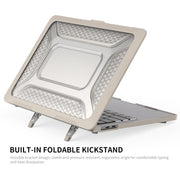 For MacBook Pro 13.3 A1706/A1989/A2159 ENKAY Hat-Prince 3 in 1 Protective Bracket  Case Cover Hard Shell with TPU Keyboard Film / Anti-dust Plugs, Version:EU(Grey)