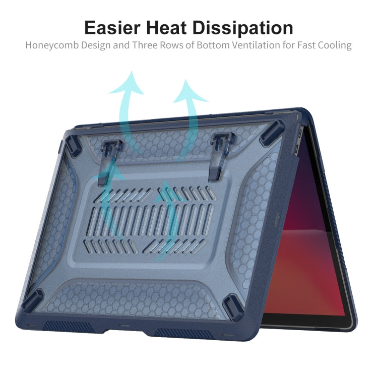 For MacBook Air 13.3 2018 A1932 ENKAY Hat-Prince 3 in 1 Protective Bracket  Case Cover Hard Shell with TPU Keyboard Film / Anti-dust Plugs, Version:EU(Khaki) - free shipping - PMC TechLife - Order now!