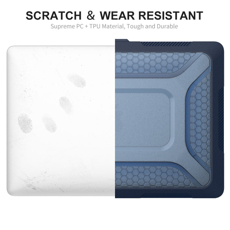 For MacBook Air 13.3 2018 A1932 ENKAY Hat-Prince 3 in 1 Protective Bracket  Case Cover Hard Shell with TPU Keyboard Film / Anti-dust Plugs, Version:EU(Blue) - MacBook Air Cases by ENKAY | Online Shopping South Africa | PMC TechLife | Buy Now Pay Later Mobicred