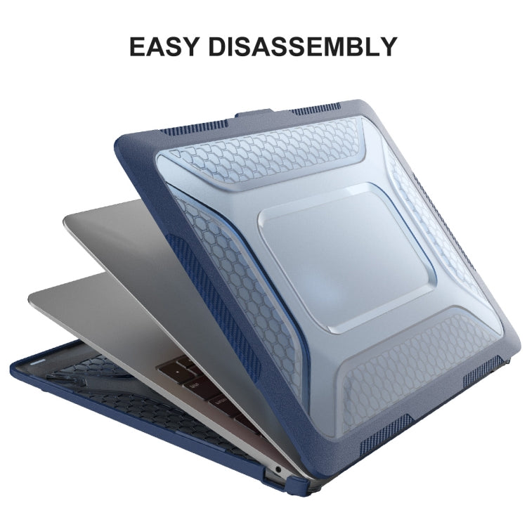 For MacBook Pro 13.3 A2251/A2289/A2338 ENKAY Hat-Prince 3 in 1 Protective Bracket  Case Cover Hard Shell with TPU Keyboard Film / Anti-dust Plugs, Version:US(Grey) - MacBook Pro Cases by ENKAY | Online Shopping South Africa | PMC TechLife | Buy Now Pay Later Mobicred