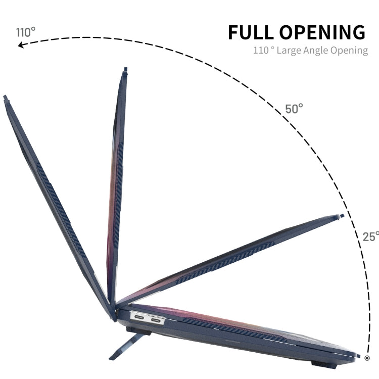 For MacBook Pro 13.3 A2251/A2289/A2338 ENKAY Hat-Prince 3 in 1 Protective Bracket  Case Cover Hard Shell with TPU Keyboard Film / Anti-dust Plugs, Version:US(Black) - MacBook Pro Cases by ENKAY | Online Shopping South Africa | PMC TechLife | Buy Now Pay Later Mobicred