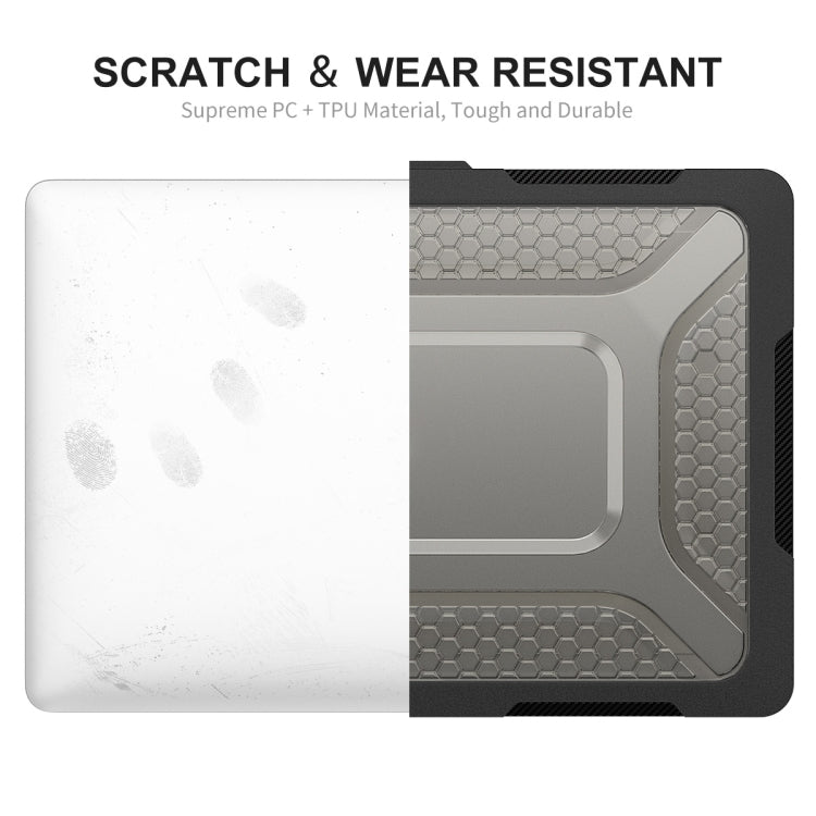 For MacBook Air 13.6 2022/2024 A2681 (M2) / A3113 (M3) ENKAY Hat-Prince 3 in 1 Protective Bracket  Case Cover Hard Shell with TPU Keyboard Film / Anti-dust Plugs, Version:US(Blue) - MacBook Air Cases by ENKAY | Online Shopping South Africa | PMC TechLife | Buy Now Pay Later Mobicred