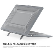 For MacBook Pro 16 A2141 ENKAY Hat-Prince 3 in 1 Protective Bracket  Case Cover Hard Shell with TPU Keyboard Film / Anti-dust Plugs, Version:EU(Blue)