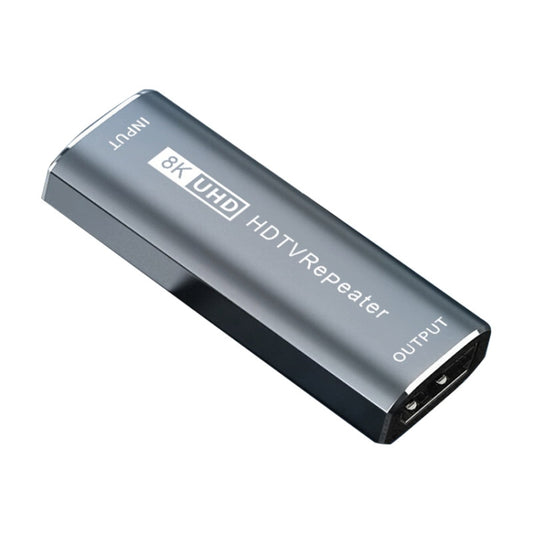 JUNSUNMAY 8K 30m HDMI Adapter Signal Amplifier HDMI Repeater Extender(Grey) - free shipping - PMC Jewellery - Order now!