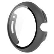 For Google Pixel Watch Tempered Glass Film PC Watch Case(Gray)