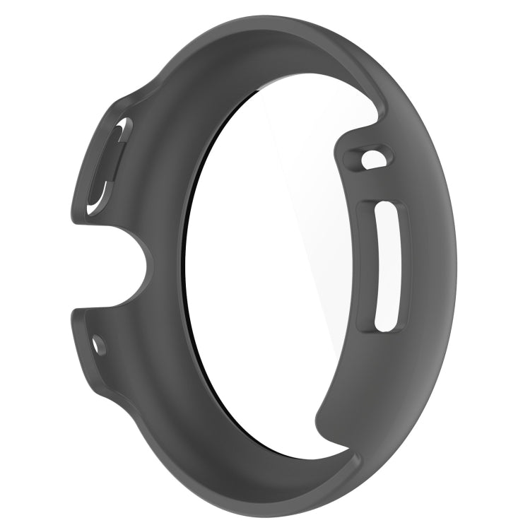 For Google Pixel Watch Tempered Glass Film PC Watch Case(Gray)