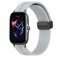For Amazfit GTS 3 20mm Solid Color Magnetic Clasp Silicone Watch Band(Grey) - free shipping - PMC TechLife - Order now!