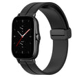 For Amazfit GTS 2 20mm Solid Color Magnetic Clasp Silicone Watch Band(Black) - free shipping - PMC TechLife - Order now!