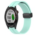 Compatible with Garmin Approach S40 20mm Solid Color Magnetic Clasp Silicone Watch Band(Teal) - free shipping - PMC TechLife - Order now!