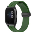Compatible with Garmin Venu Sq 2 20mm Solid Color Magnetic Clasp Silicone Watch Band(Army Green) - free shipping - PMC TechLife - Order now!