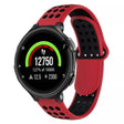 For Garmin Forerunner 235 Two-Color Punched Breathable Silicone Watch Band(Red+Black) - free shipping - PMC TechLife - Order now!