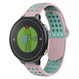 For Garmin Approach S6 Two-Color Punched Breathable Silicone Watch Band(Pink+Teal) - free shipping - PMC TechLife - Order now!
