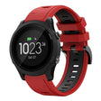 Compatible with Garmin Compatible witherunner 935 22mm Two-Color Sports Silicone Watch Band(Red+Black) - free shipping - PMC TechLife - Order now!