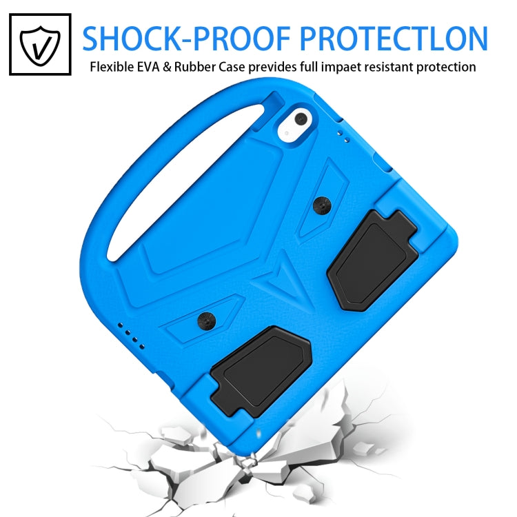 For iPad 2025 / 2022 Sparrow Style Shockproof Kickstand EVA Tablet Case(Blue)