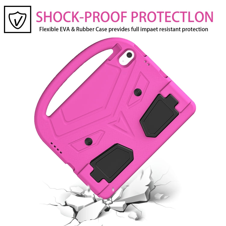 For iPad 2025 / 2022 Sparrow Style Shockproof Kickstand EVA Tablet Case(RoseRed)