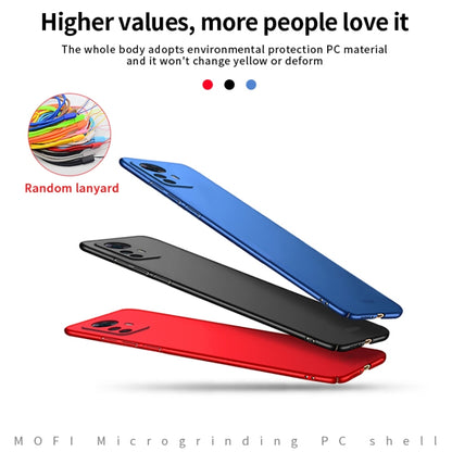 For Xiaomi 12T / Redmi K50 Ultra MOFI Micro Frosted PC Ultra-thin Hard Case(Blue) - free shipping - PMC Jewellery - Order now!