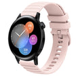 For Huawei Watch GT3 42mm 20mm Wavy Dot Pattern Solid Color Silicone Watch Band(Pink) - free shipping - PMC TechLife - Order now!