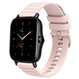 For Amazfit GTS 2E 20mm Wavy Dot Pattern Solid Color Silicone Watch Band(Pink) - free shipping - PMC TechLife - Order now!