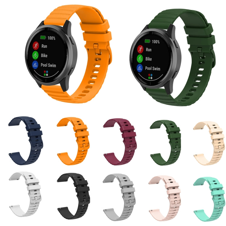 For Huawei Watch GT3 46mm 22mm Wavy Dot Pattern Solid Color Silicone Watch Band(Black) - free shipping - PMC TechLife - Order now!