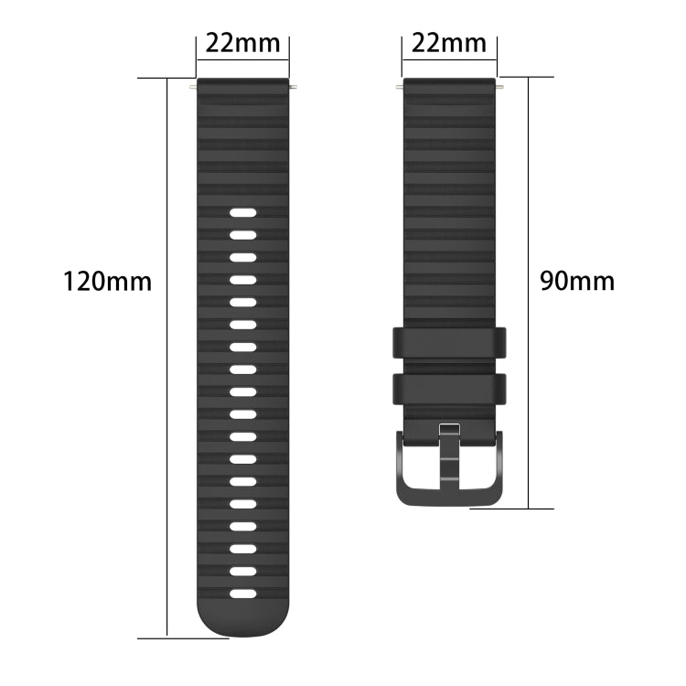 For Huawei Watch 3 22mm Wavy Dot Pattern Solid Color Silicone Watch Band(Beige) - free shipping - PMC TechLife - Order now!