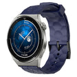 For Huawei Watch GT3 Pro 43mm 20mm Football Pattern Solid Color Silicone Watch Band(Navy Blue) - free shipping - PMC TechLife - Order now!