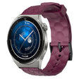 For Huawei Watch GT3 Pro 43mm 20mm Football Pattern Solid Color Silicone Watch Band(Wine Red) - free shipping - PMC TechLife - Order now!