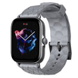 For Amazfit GTS 3 20mm Football Pattern Solid Color Silicone Watch Band(Grey) - free shipping - PMC TechLife - Order now!