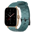 For Amazfit GTS 2E 20mm Football Pattern Solid Color Silicone Watch Band(Rock Cyan) - free shipping - PMC TechLife - Order now!