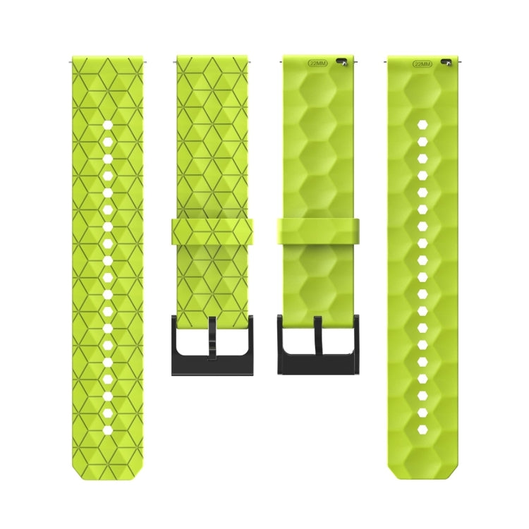 For Amazfit GTS 2 20mm Football Pattern Solid Color Silicone Watch Band(White) - free shipping - PMC TechLife - Order now!