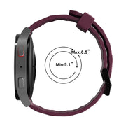 For Amazfit GTS 2 20mm Football Pattern Solid Color Silicone Watch Band(White)