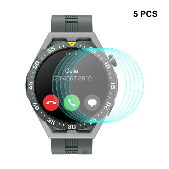 5 PCS For HUAWEI WATCH GT 3 SE ENKAY Hat-Prince 0.2mm 9H Tempered Glass Screen Protector Watch Film - Screen Protector by ENKAY