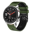 For Amazfit GTR 4 22mm Perforated Two-Color Silicone Watch Band(Army Green+Black) - free shipping - PMC TechLife - Order now!