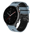 For Amazfit GTR 2e 22mm Perforated Two-Color Silicone Watch Band(Blue+Black) - free shipping - PMC TechLife - Order now!