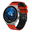For Huawei Watch GT3 Pro 46mm 22mm Perforated Two-Color Silicone Watch Band(Red+Black) - free shipping - PMC TechLife - Order now!