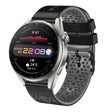 For Huawei Watch 3 Pro 22mm Perforated Two-Color Silicone Watch Band(Black+Grey) - free shipping - PMC TechLife - Order now!
