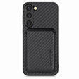 For Samsung Galaxy S23+ 5G Carbon Fiber Leather Card Magsafe Case(Black) - Galaxy S23+ 5G Cases by PMC TechLife | Online Shopping South Africa | PMC TechLife | Buy Now Pay Later Mobicred