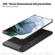 For Samsung Galaxy S23 5G MOFI Fandun Series Frosted Ultra-thin PC Hard Phone Case(Gray)