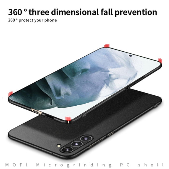 For Samsung Galaxy S23 5G MOFI Fandun Series Frosted Ultra-thin PC Hard Phone Case(Gray)
