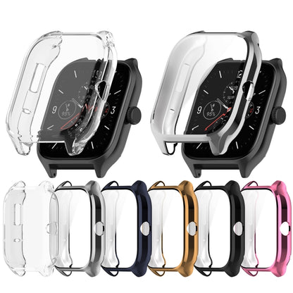 For Amazfit GTS 4 TPU Full-Enclosed Watch Case(Black) - Watch Cases by PMC Jewellery | Online Shopping South Africa | PMC Jewellery | Buy Now Pay Later Mobicred