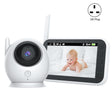 ABM100 4.3 inch Wireless Video Color Night Vision Baby Monitor 360-Degree Security Camera(UK Plug) - Baby Monitor by PMC TechLife | Online Shopping South Africa | PMC TechLife
