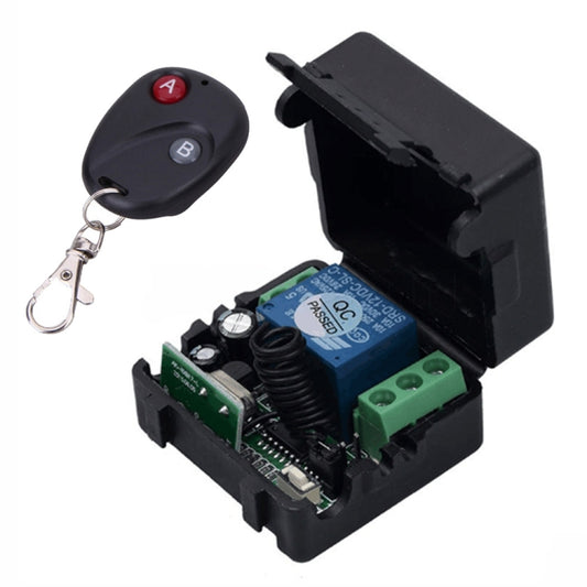 12V 10A RF Wireless Remote Control Switch 1CH Relay Receiver - free shipping - PMC Jewellery - Order now!