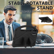 For OPPO Pad Air 10.36  2022 EVA Shockproof Tablet Case with Holder(Black)