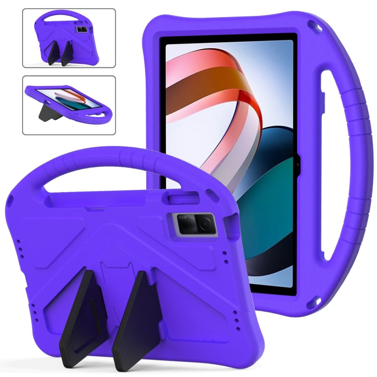 For Xiaomi Redmi Pad 10.6 2022 EVA Shockproof Tablet Case with Holder(Purple) - free shipping - PMC TechLife - Order now!